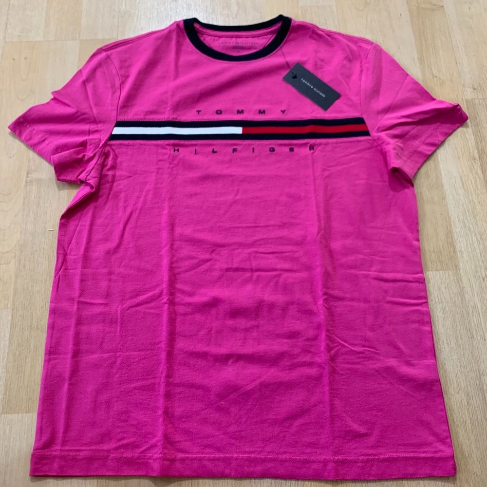 Tommy Hilfiger Pink Logo Shirt